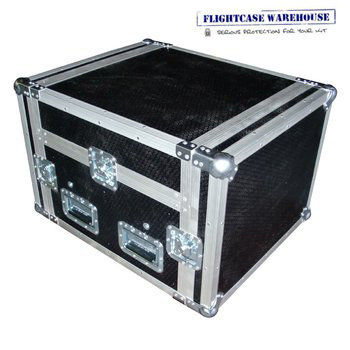11u x 4u Angled Mixer Rack Flight Case
